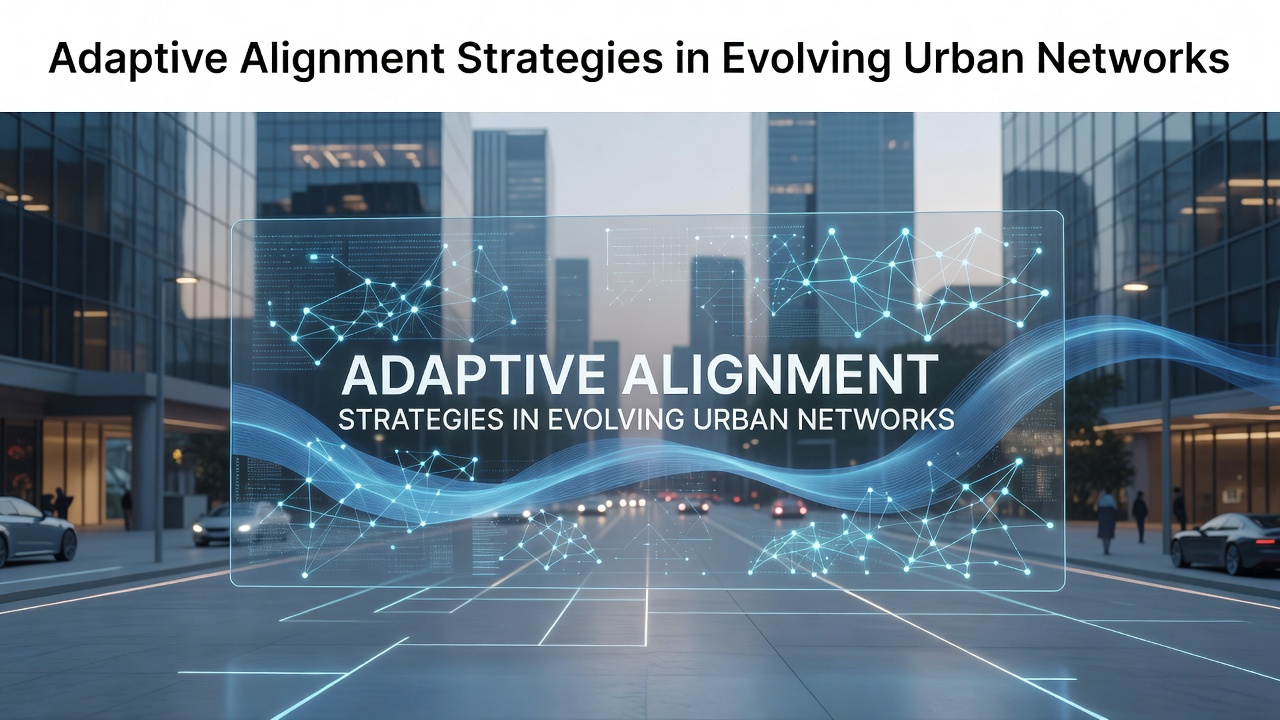 Adaptive Alignment Strategies in Evolving Urban Networks